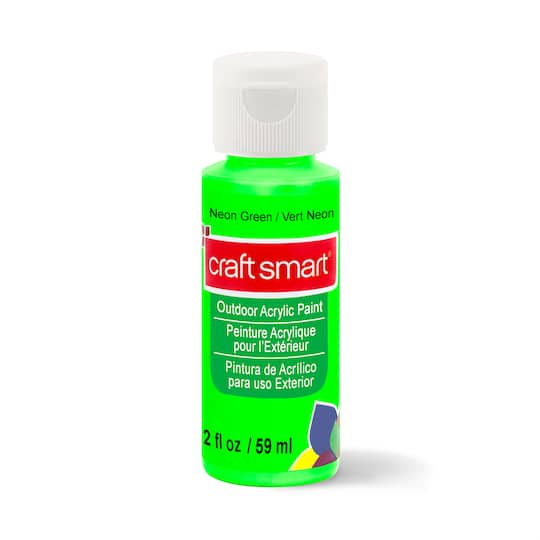 Neon Outdoor Acrylic Paint by Craft Smart&#xAE;, 2oz.